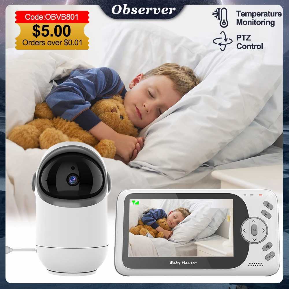VB801 Video Baby Monitor with Pan Tilt Camera Indoor 43 Inch 24G Wireless Two Way Audio Night Vision Security Cam Babysitter J251121