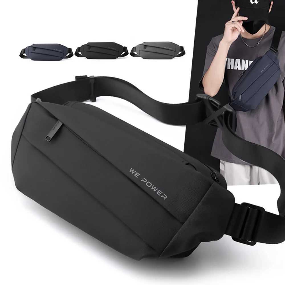 Men Fanny Pack Waist Belt Bag Waterproof Nylon Multipurpose Travel Climb Sports Fashion Male Sling Chest Bum Hip Pack Bags Z251021