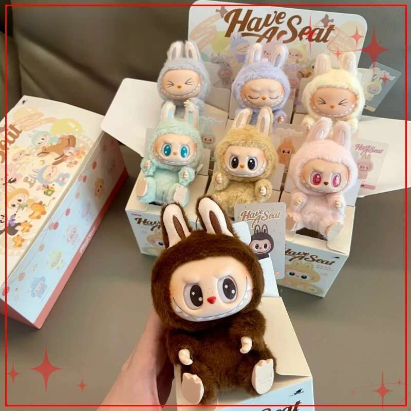 Hot Selling Labubu The Monsters Have A Seat Series Blind Box Vinyl Face Plush Doll Anime Figure Pendant Toy Christmas Gifts Designer Bags
