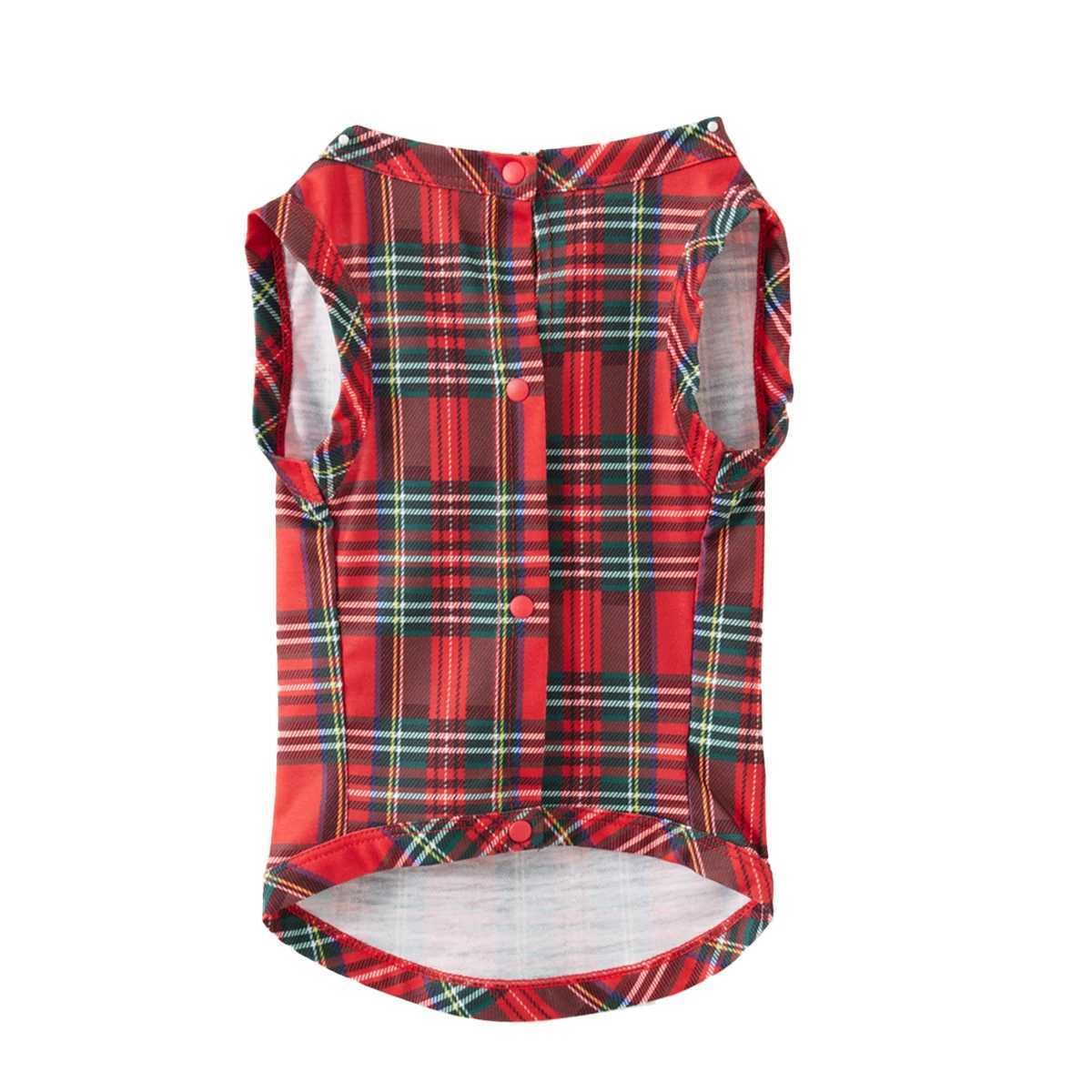 Family Christmas Pajamas Matching Sets Adult And Kids Xmas Red Plaid Button Shirts TopsPants Baby Romper Loungewear Pyjamas L251021THTF