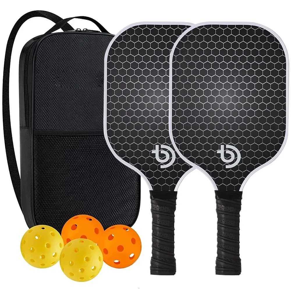 Pickleball Paddles Carbon Fiber Surface USAPA Approved Seat Pickleball Paddle Racket Honeycomb Core Gift Kit Indoor Outdoor W251021