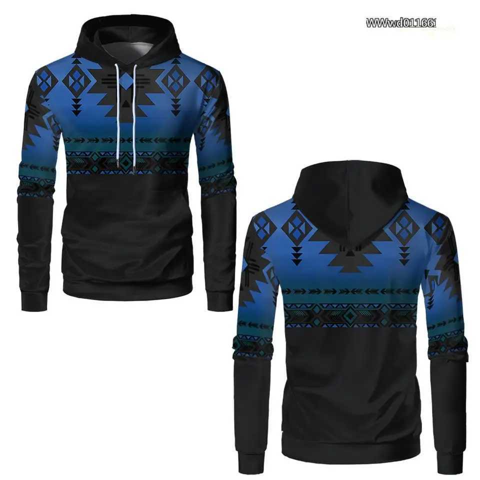 Tribal Ethnic Style 3D Print Hoodie Unisex Fashion Vintage Casual Everyday Tops Autumn Winter New Warm Long Sleeve Sweatshirt W251021
