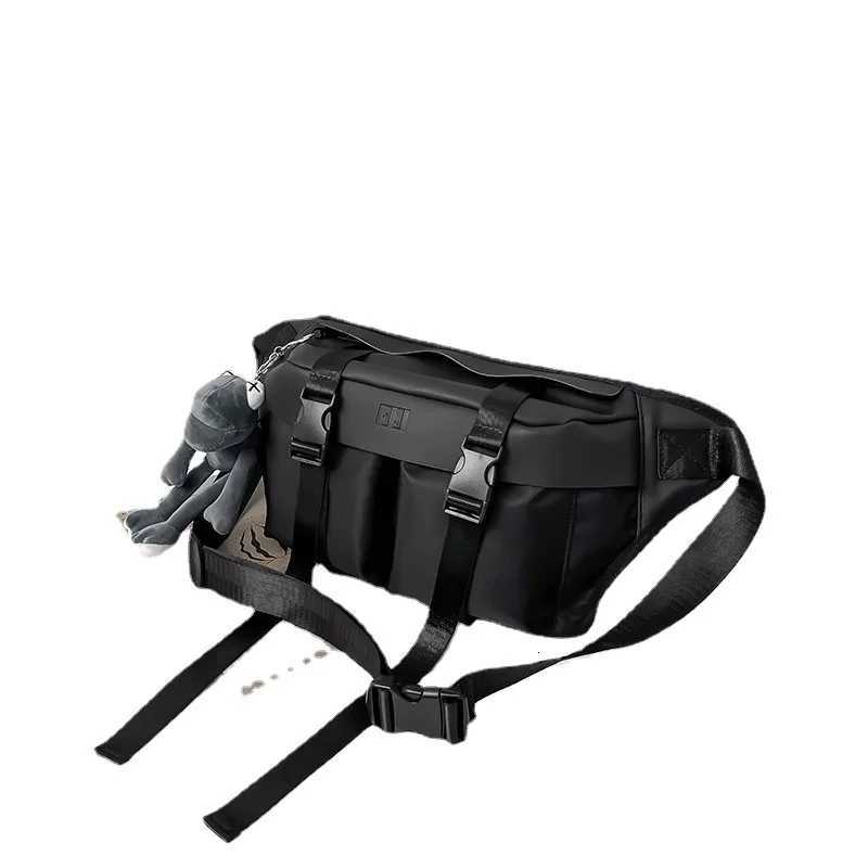 Woman Waist Bags Large Capacity Unisex Fanny Pack Street Wear Chest Bag Hip Hop Crossbody Bag Fashion Black Big Belt Waist Packs Z251021
