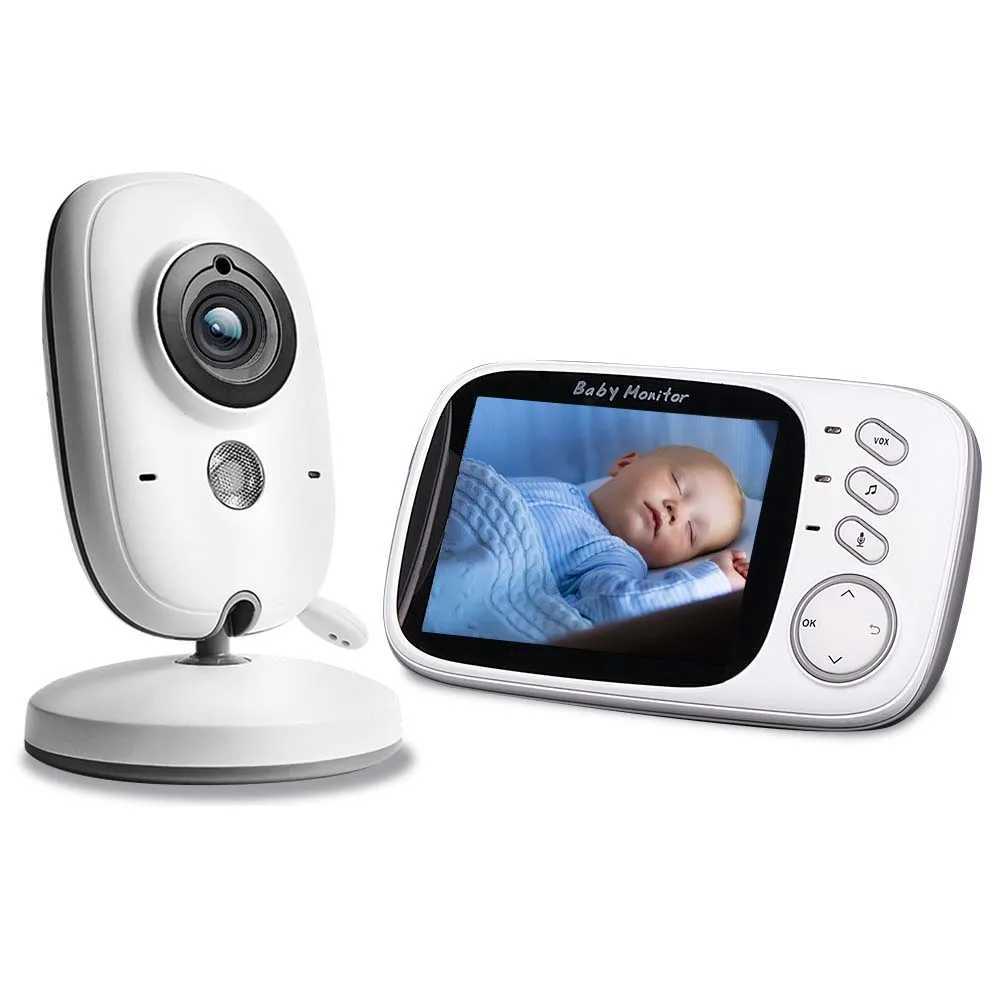 Video Baby Monitor 32 Inch Display Babyphone Night Vision Surveillance Camera With Temperature display Screen Lullaby VB603 J251121