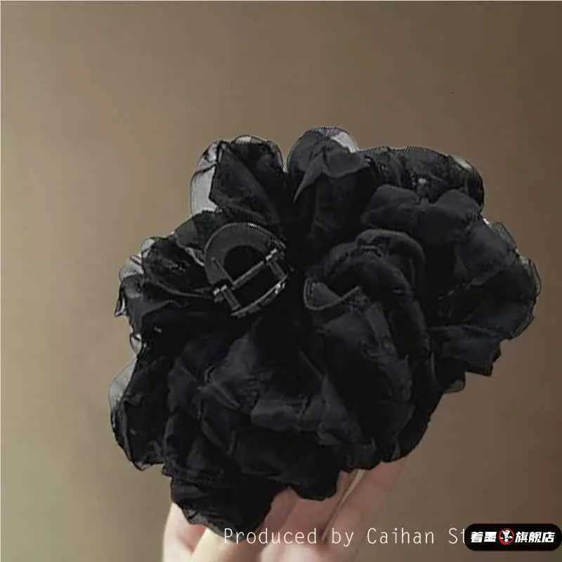 Elegant Fabric Large Bubble Hair Clip for Womans Sense of luxury Ponytail Shark Clip Fashion Girl Hair Clamp Hair AccessoriW254021