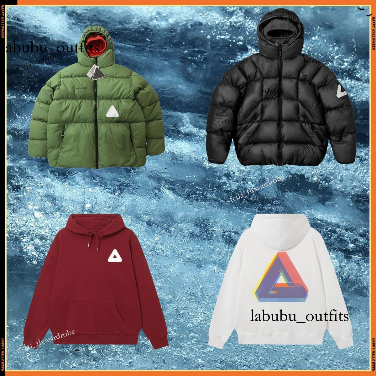 Palacees Doudoune Puffer Jacket Cpfm Goggle Designer Hoodie Plus Thickened Winter Warm Cotton Jacket Glasses Size Street Fashion Hooded Coat 48