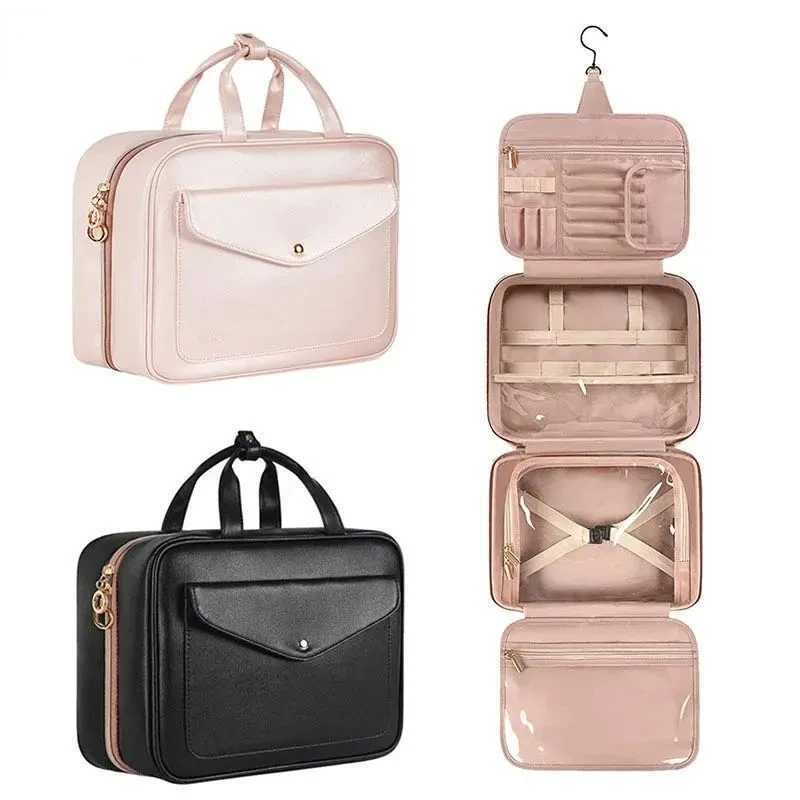Travel Organizer Hanging Toiletry Bag Men Bathroom Large Portable Storage Box Waterproof Women Toiletry Cosmetic Makeup CaseW251021