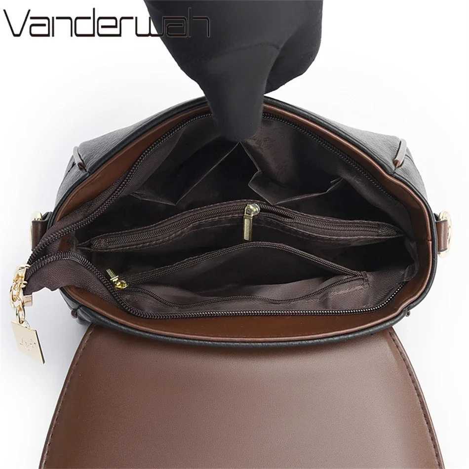 Solid Color High Quality Leather Small Shoulder Bagsfor Women 2024 New Messenger Bags with StrapDesigner Crossbody Bag Sac AMain Z251018
