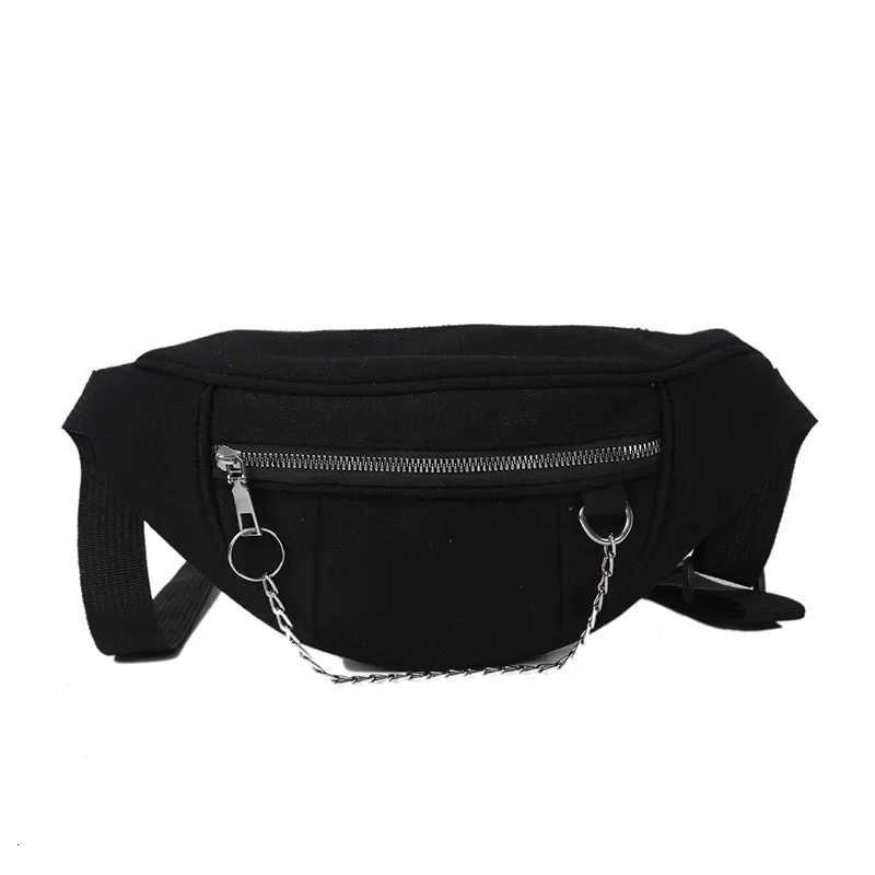 Canvas Chain Fanny Waist Bag Designer Zipper Chest Bag Sport Travel Girl Waist Belt Bags Fashion Phone Waist Pack Chest Bag Z251021