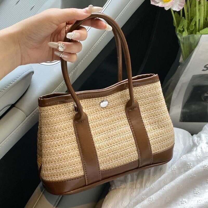 New Stylish Simple Niche Design Bucket 2025 Summer Fashion Trend Women Shoulder Crossbody Bag