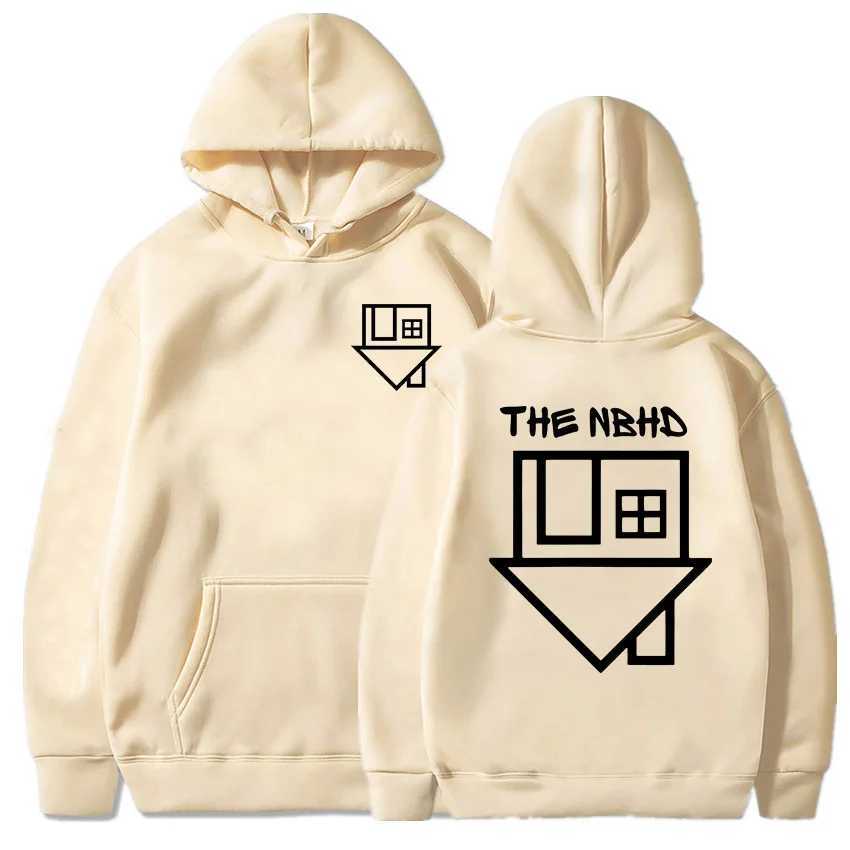 2025women and Men Clothes The Neighbourhood Band Printing Sweatshirts Unisex Streetwear Winter Soft Comfortable Hooded Pullovers J251021