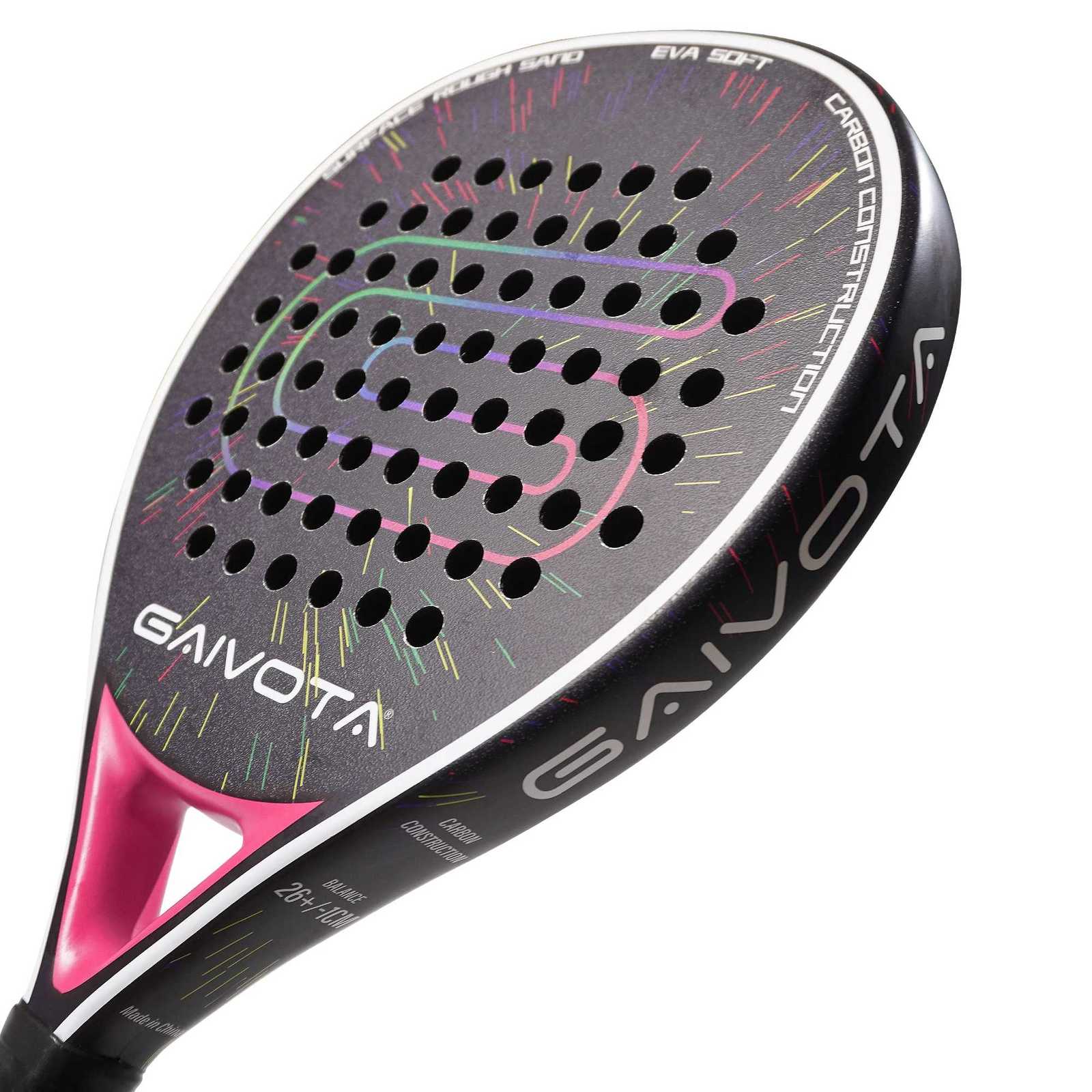 GAIVOTA 2025 new premiere PX20 red Padel tennis racket carbon fiber surface treatment EVA memory flexible foam core Padel racket W251021