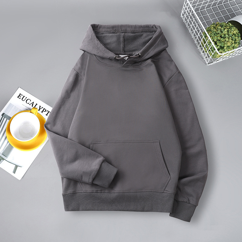 Heavyweight Terry Cotton Sweatshirt For Men, Loose Korean Style Top, Designer Hoodie Jacket Tracksuit Men Polo Veste Coat Casual Versatile Long Sleeve