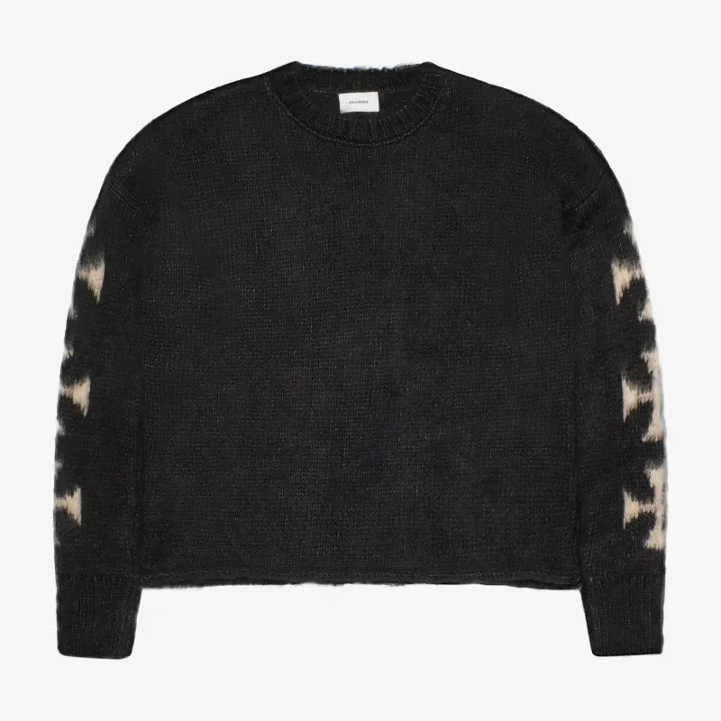 Y2k European and American punk street style knitted sweater men and women spring fashion sweater Harajuku oversized pullover 251020