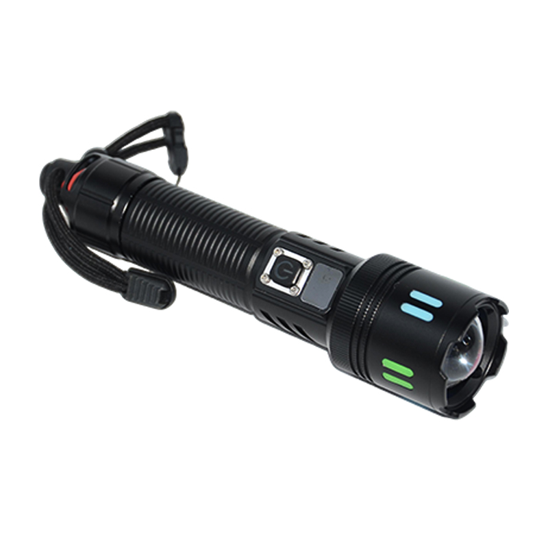 Rechargeable LED Flashlight with Multiple Lighting Modes, Portable & Durable Torch for Outdoor Activities TM501X