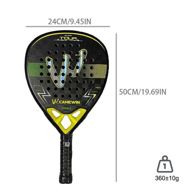 8K Camewin Padel Racket with wrist guard2 overgrips Professional Padel Carbon 8K MultiEva Core Lightweight Padel Racquet W251021