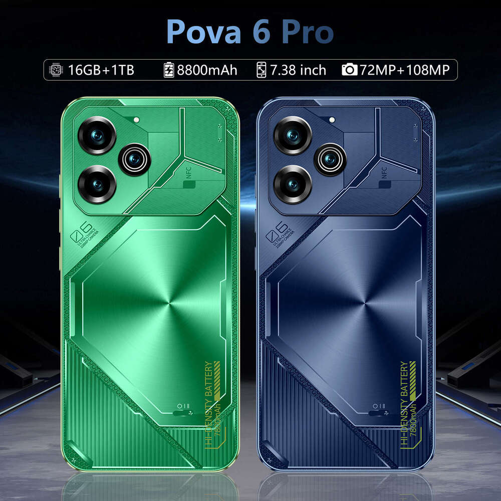 New Model Phone Pova Pro Inch Smartphone G Android Full Network Compatible