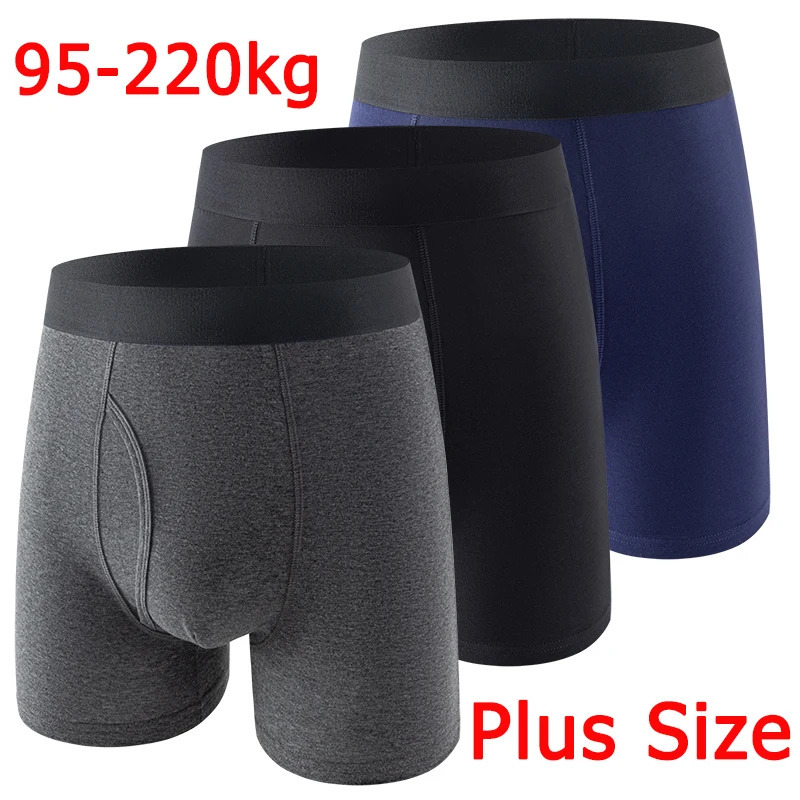Plus Size Boxershorts Men Cotton Underwear for 95220kg Boxers Trunks Large Size 8XL Male Comfortable Shorts 251021