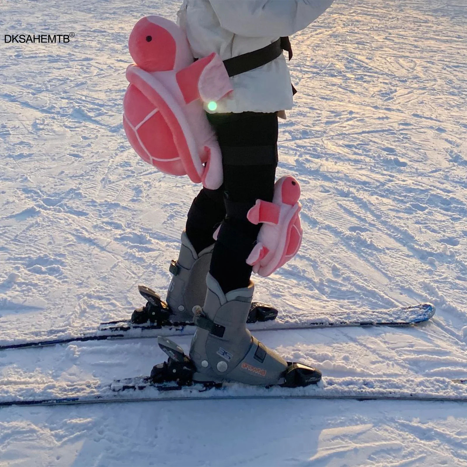 Ski Knee Pads Cute Cartoon Turtle Shaped Knee Pad For Men And Women Outdoor Sport Elbow Joint Protection Winter Sports Accessory 251021