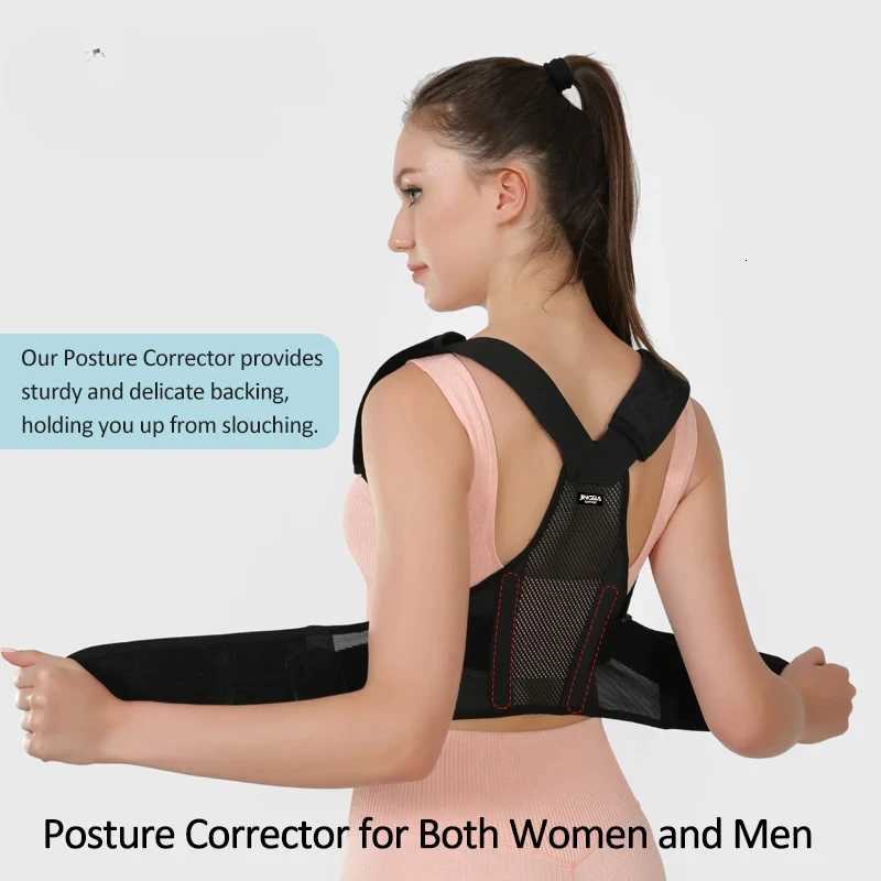 Fully Adjustable Straightener Upper Spine Support Men Women BackBack Brace Posture Corrector1 D251021