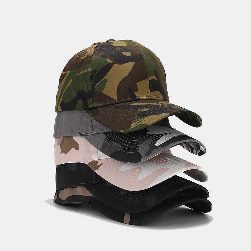 New Camouflage Baseball Cap for Men and Women Outdoor Sports Casual Sun Protection Sun Hat Spring Summer Versatile Duckbill Cap H251020