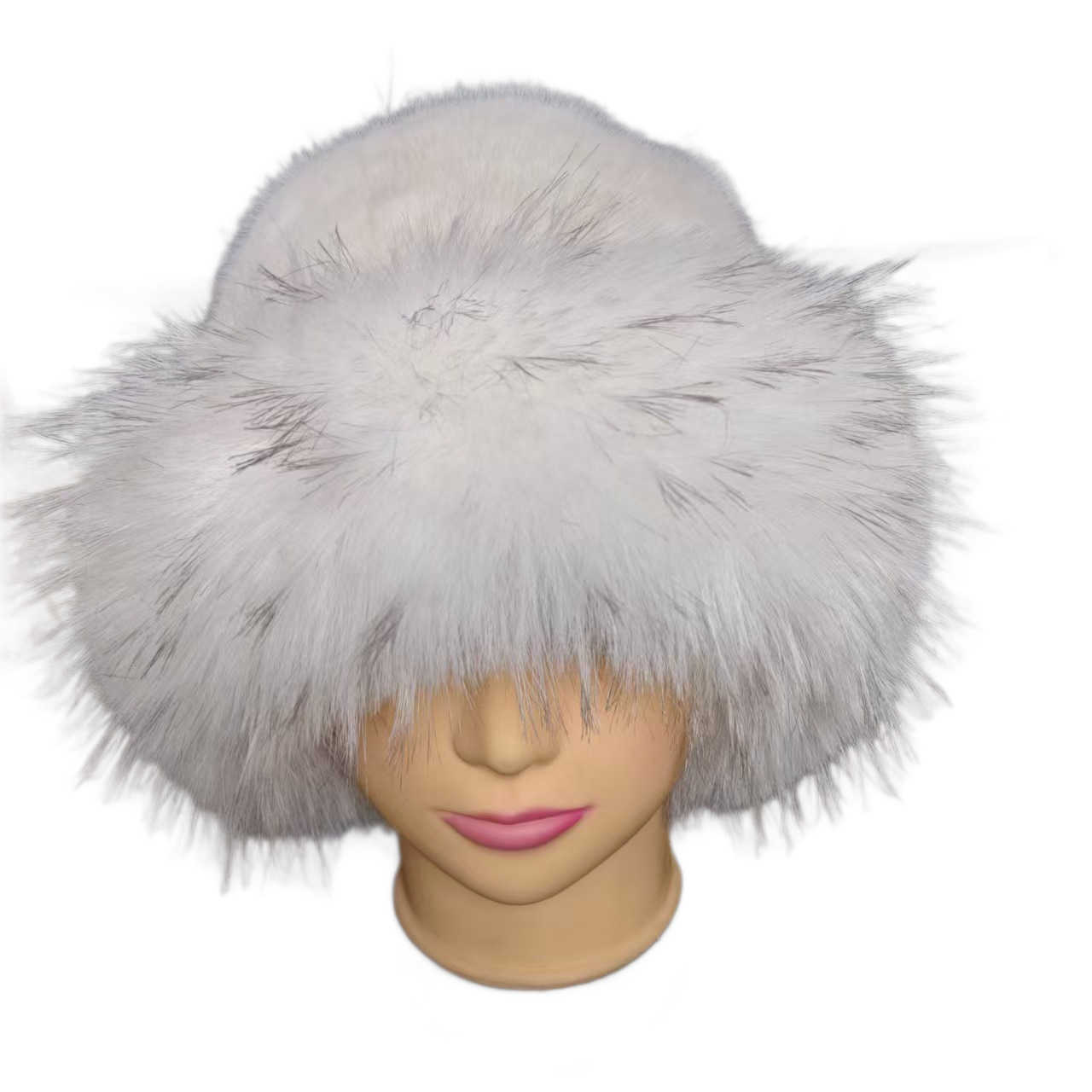 2025 New Faux Fox Fur Warm Fashion Fisherman Hat Slimming Fluffy Hat Fur H251020
