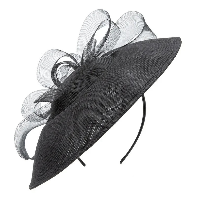 2025 French Wide Brim Cloche Hat Vintage Bow Ladies Tea Party Elegant Spring Summer 251016