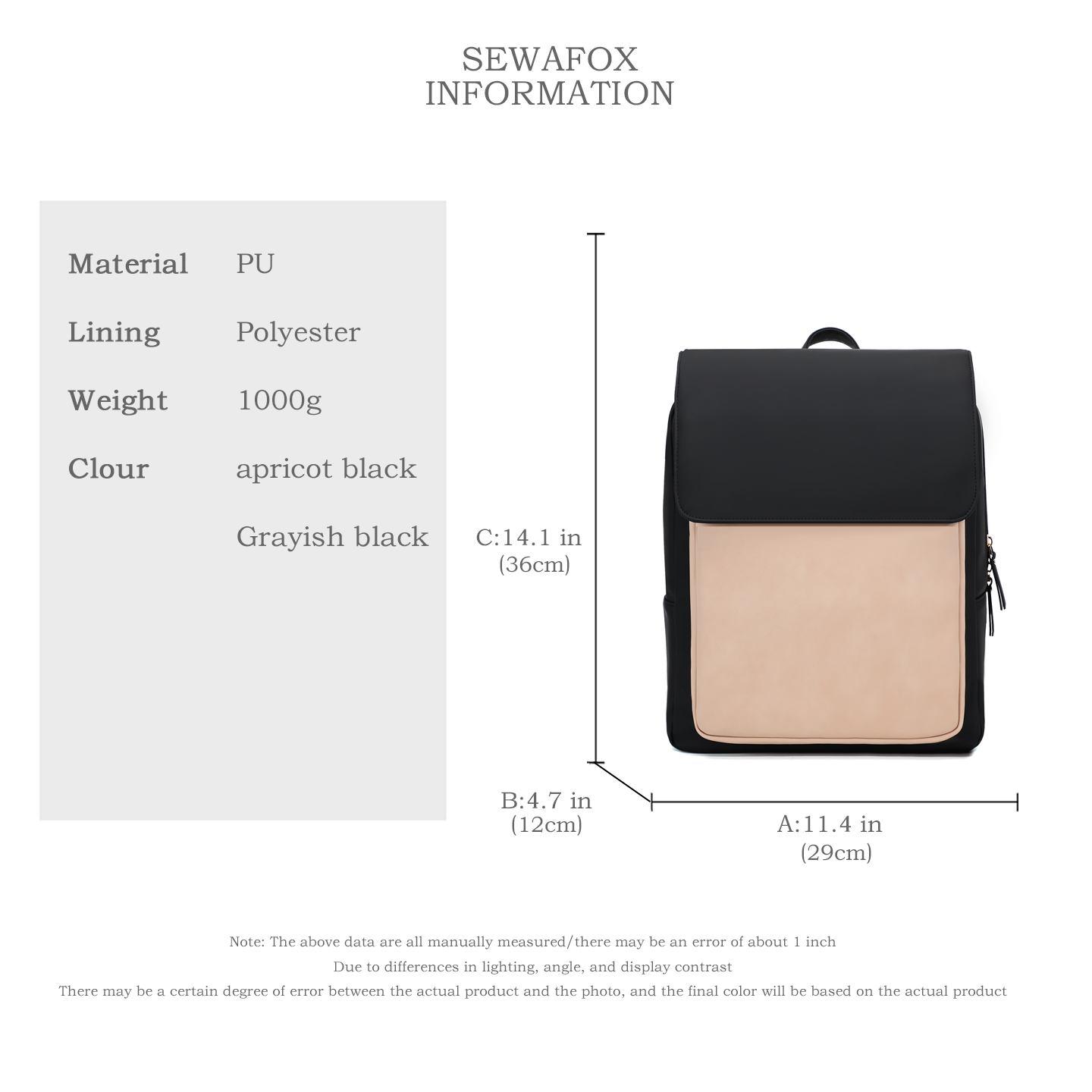 Sewafox premium and niche men's and women's backpacks, business commuting computer backpacks, men's large capacity leisure student back