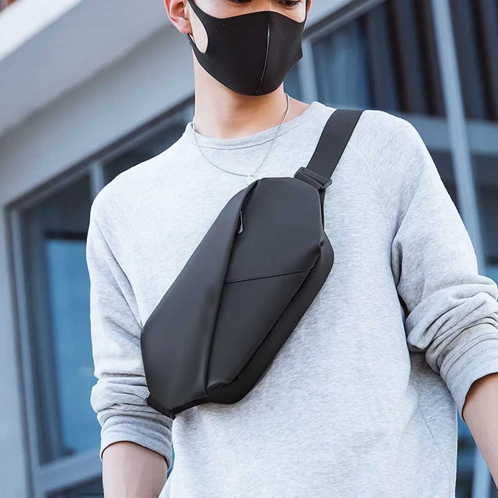 Mens Waist BagFashion Shoulder BagStylish Cross Body Belt BagSport Casual Chest BagMultifunctional Men Daypack For Cycling Z251021