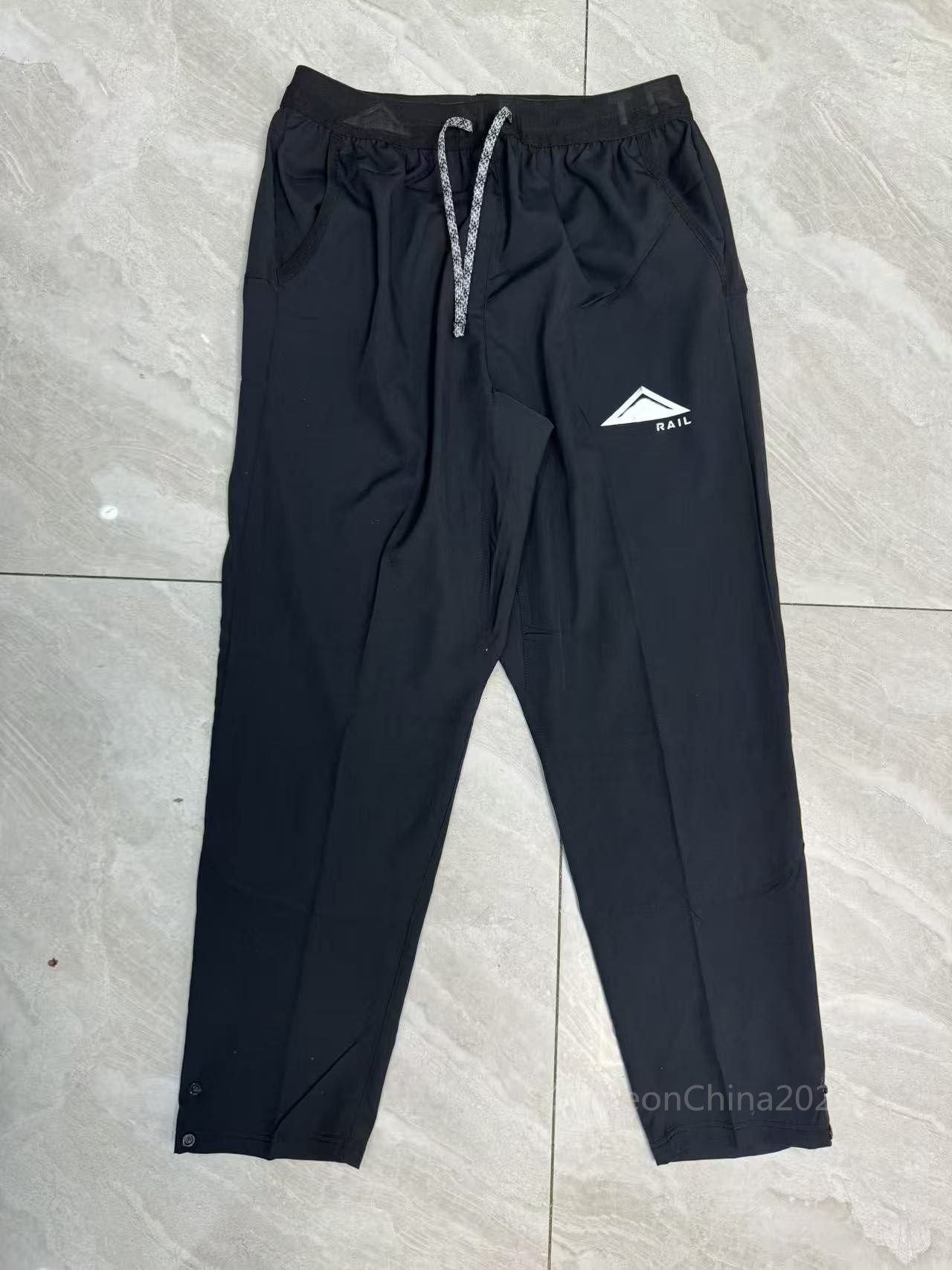 Fashion Summer Brand Designer men's Quick drying pants training casual sportswear fitness running breathable small foot zippered jogger long Trousers h897