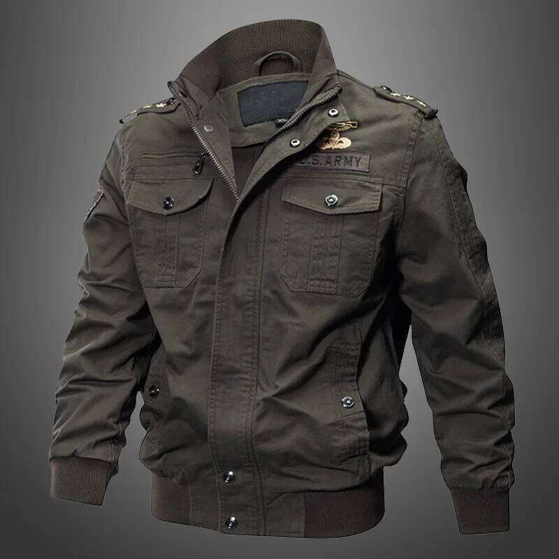 Thermal Casual Winter Newmen Clothing Military Fans Cotton Veet Workwear Motorcycle Riding Jacket