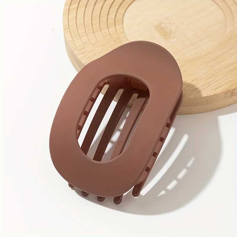 3pcs New flat circular hair clip with duckbill grip strong teeth bendable and comfortable curved design for hair clipW254021