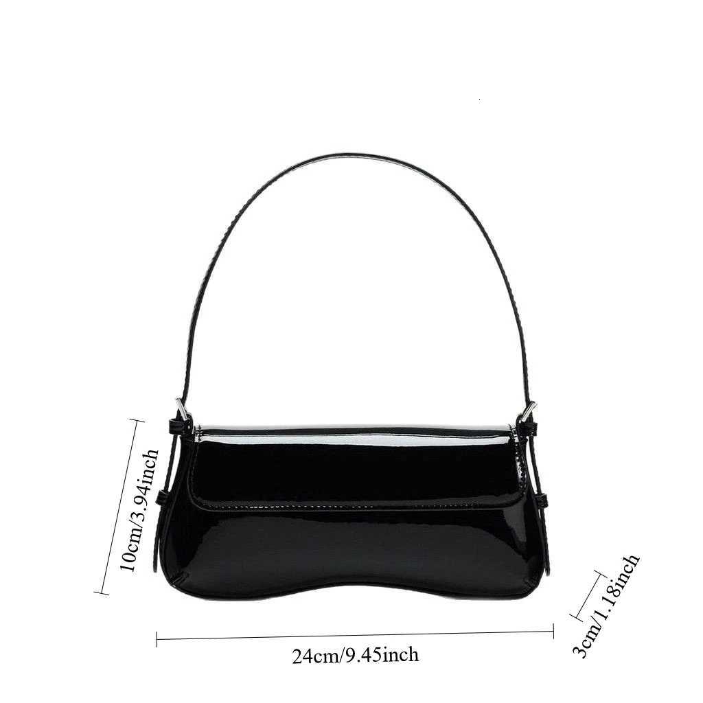 Red Stick Underarm Bag 2025 Vitage New Product Fashionable Simple Commuter Flip Retro Shoulder BagsXJ251021