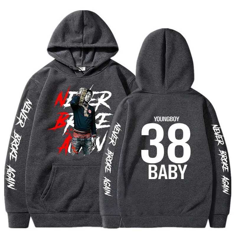 Never Broke Again Hoodies Men Fashion YoungBoy Graphic Print Unisex Printed Hooded Street Wear Hooded Shirt Pullover Harajuku W251021