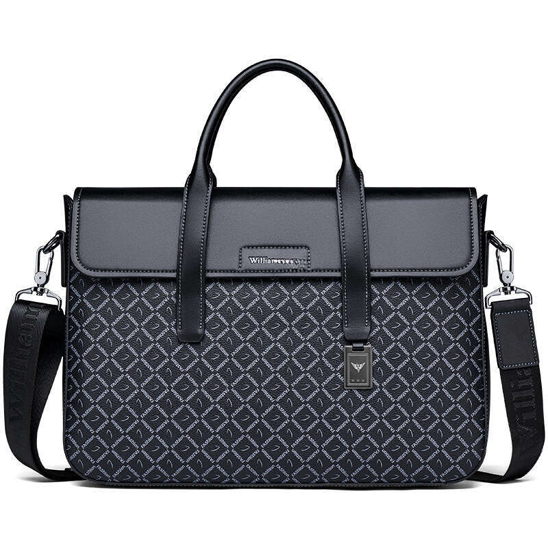 Luxury bag Briefcase Men s Large Capacity Handbag Fashion Business Travel Official inch Laptop Bag