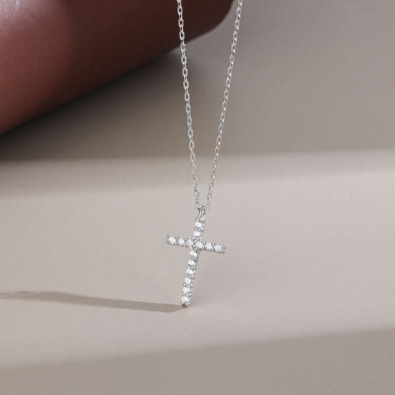 Necklace Designer luxury pendant necklace for Women men 925 silver plated with 18K gold Cross High-end Elegant Unique Festival gift