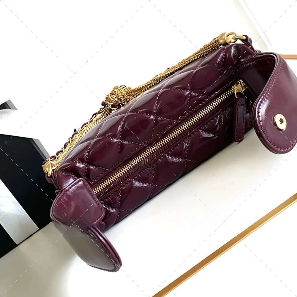 Designer 19cm Handheld Chain Bar Mini Handbag Mirror Quality Evening Dress Bag
