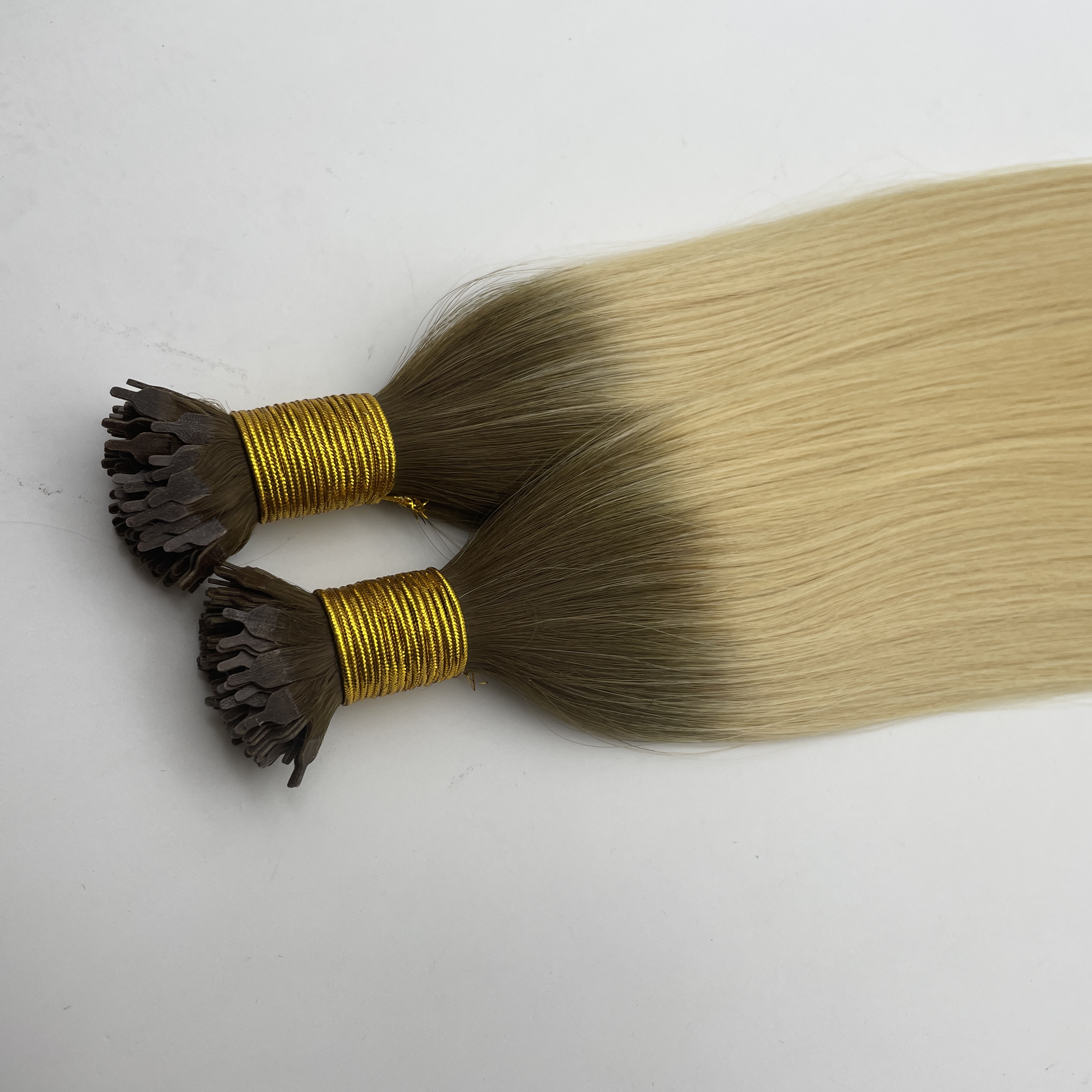 Y-Tip Extensions Virgin Keratin Remy Hair Weft Single Chinese Hair Weft Raw Keratin Hair