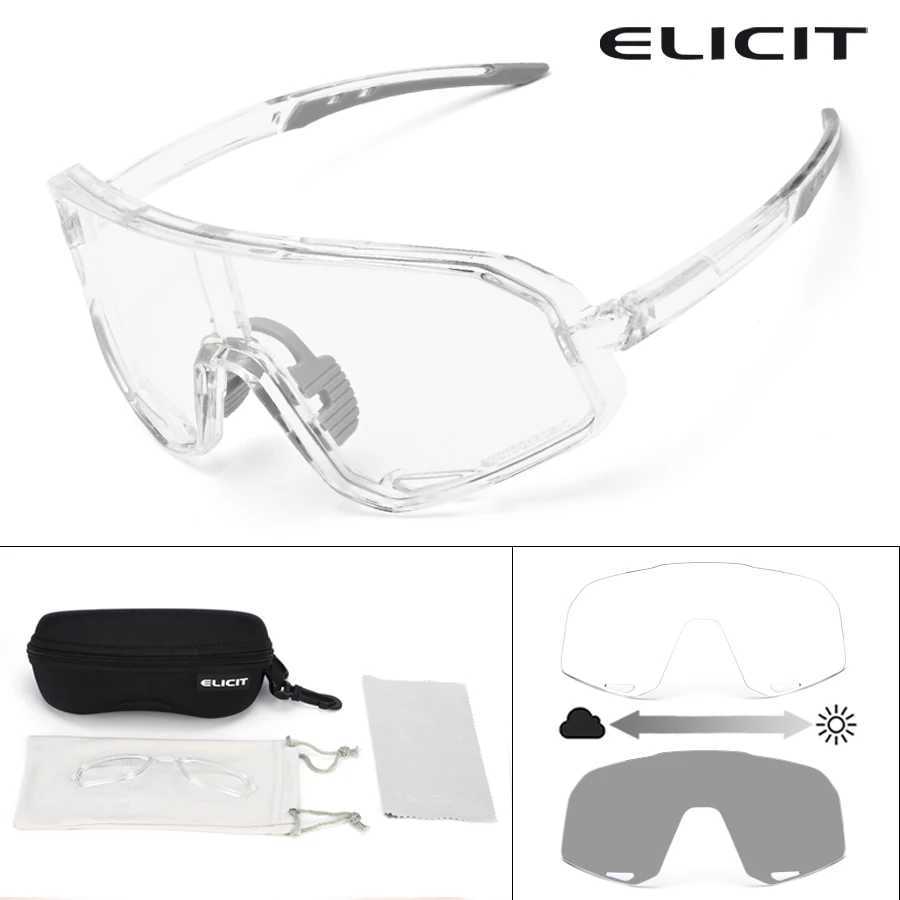ELICIT Auto Tint Bike Sunglasses for Men Women MTB Cycling Climbing Outdoor Sports UV400 J251114
