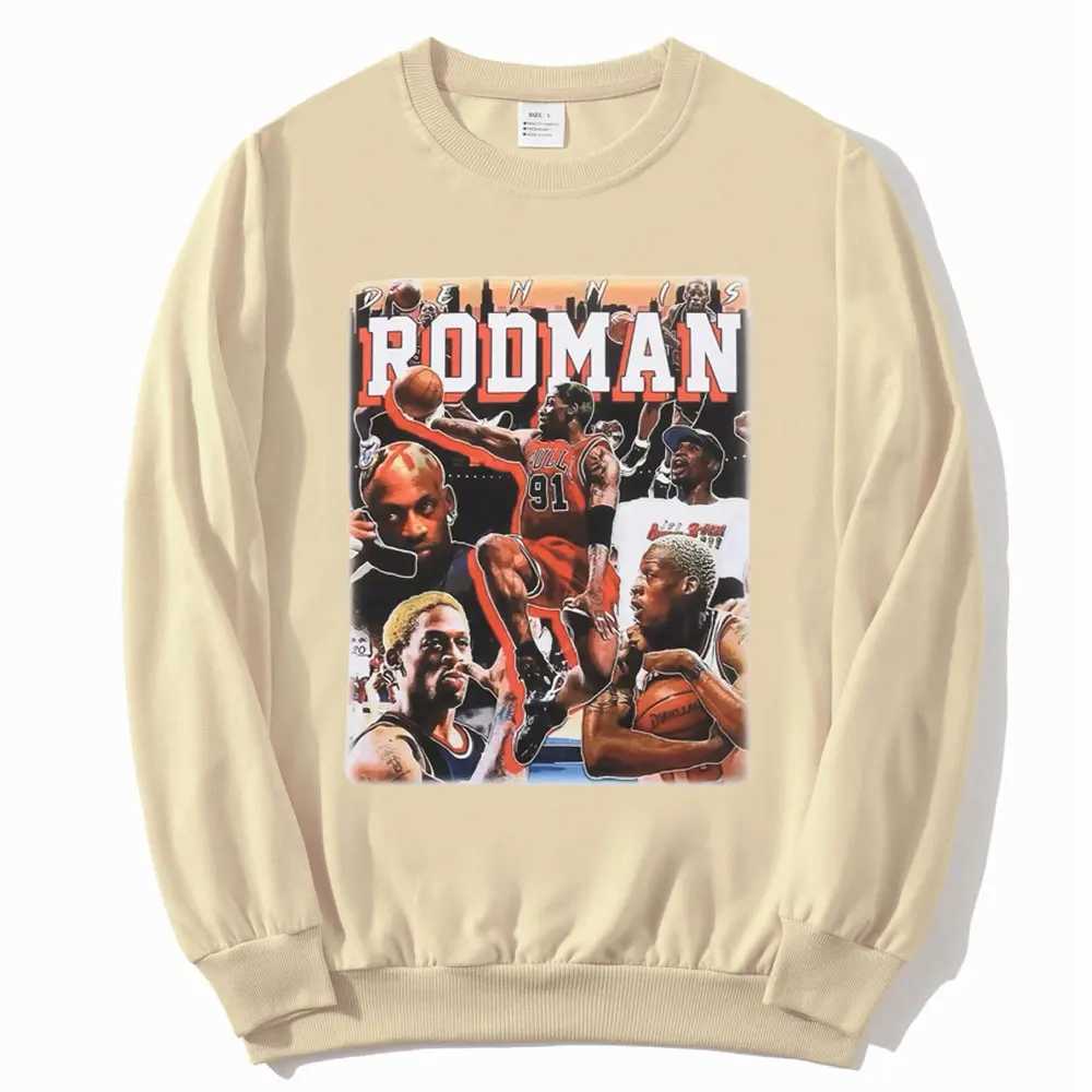 The Worm Dennis Rodman Sweatshirt Men Hip Hop Street Trend Pullover Tops Boys Basketball Clothes Man Woman Pullovers J251021