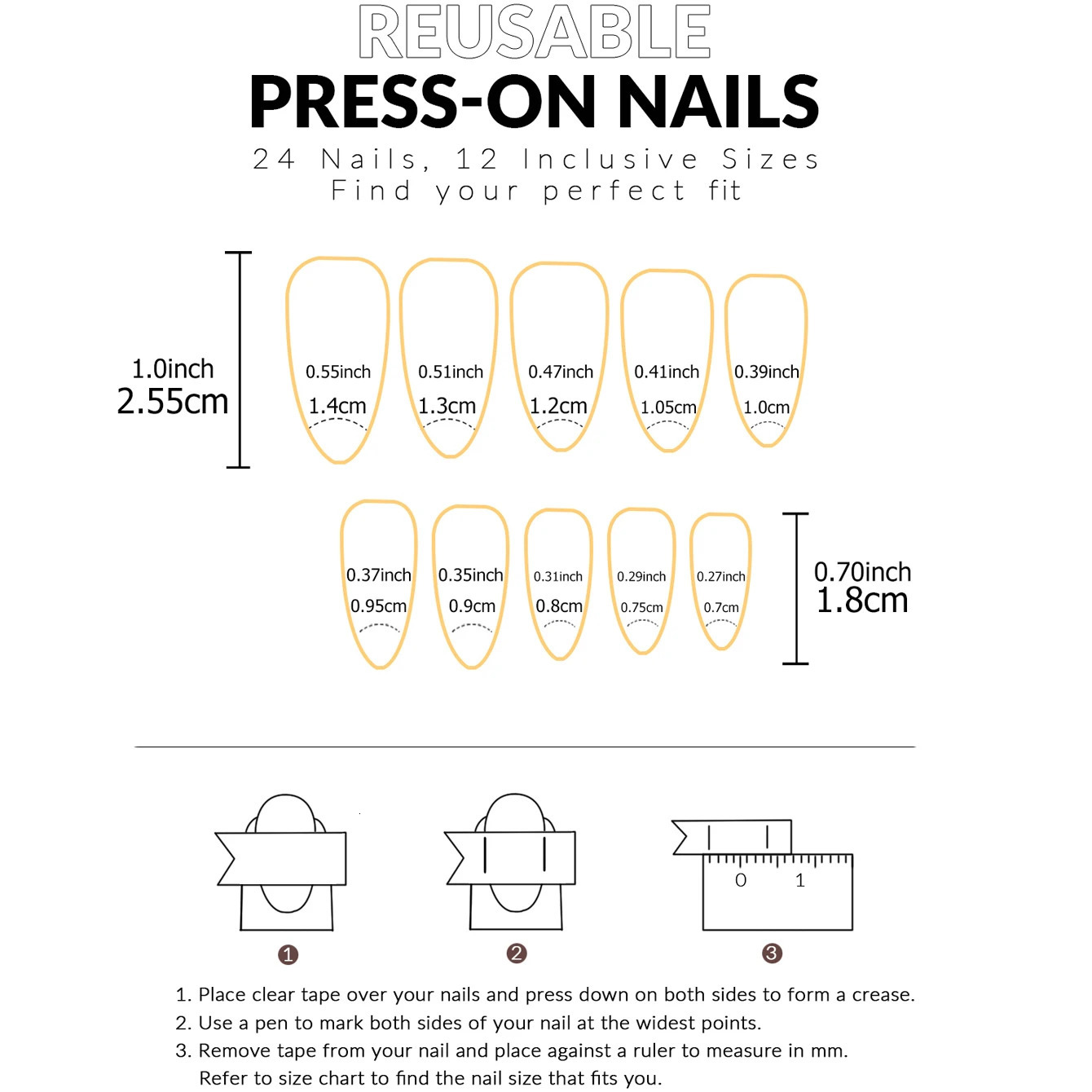 24PCS Red French Pointed Nails Christmas Fake Nails With Snowflake Christmas Hat Artificially Adhered To The Nails 251014