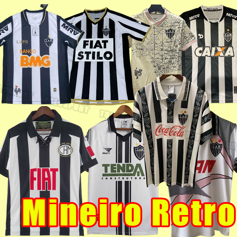 retro Atletico Mineiro 1996 1997 03 08 09 13 16 17 Soccer Jerseys GUGA HULK VARGAS ELIAS FABIO KENO retro 96 97 away men Football Shirt 2021 2022 1995
