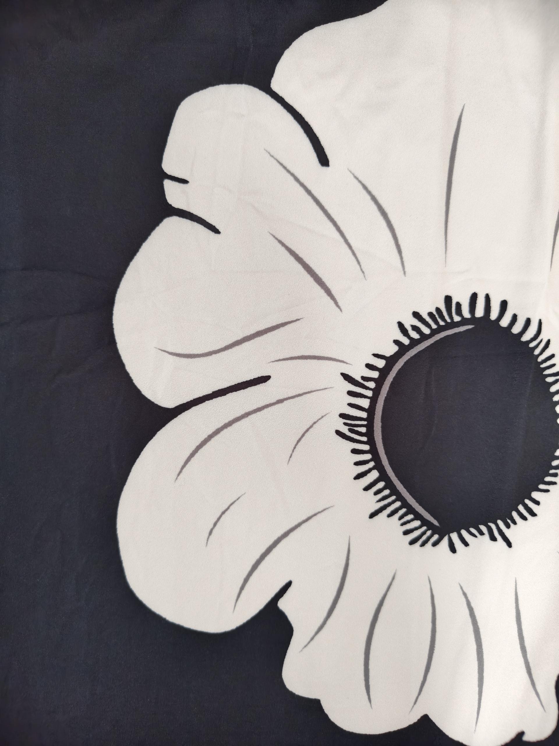 Women's Spring & Summer Elegant Floral Printed Versatile Dress with Pockets, Milk Silk Fashion Midi Dress-CF52596