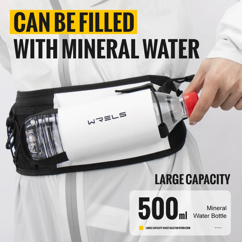 Running Waist Bag Lightweight Hydration Sport Belt Bag Adjustable Hiking Cycling Bottle Bag Fanny Pack Trail Running Bag 251021