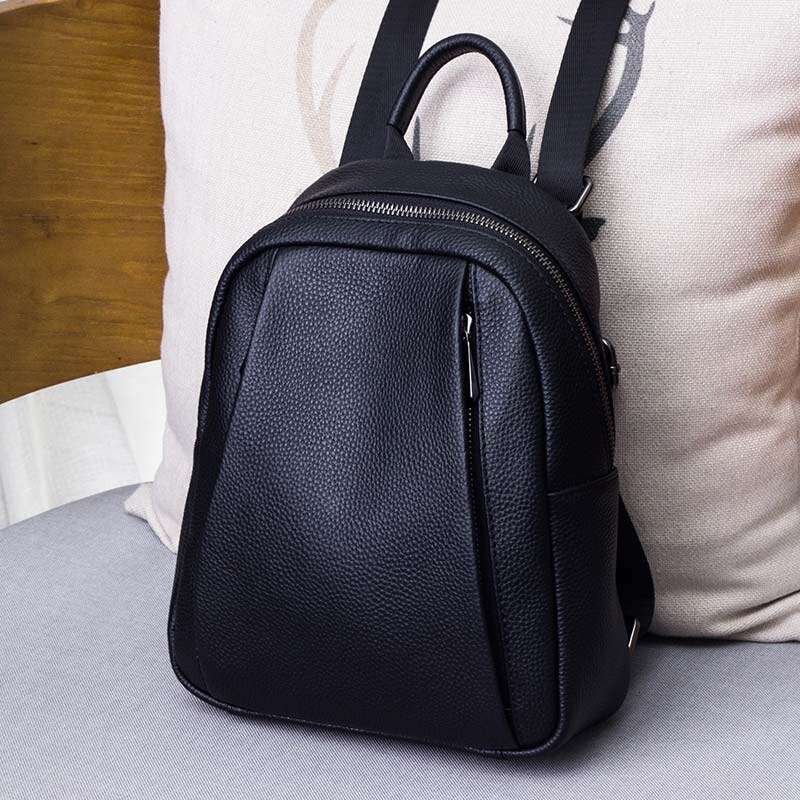 For Women New Trendy Large Capacity Practical Genuine Soft Leather Casual Women S Backpack Travel Bag High Quality