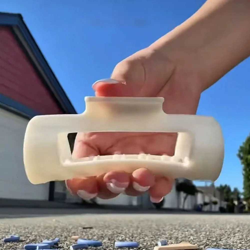 14Pcs Safe Soft Silicone Shark Clip Square Anti Collision Protection for The Back of The Head Anti Fall Womens Hair ClipW254021