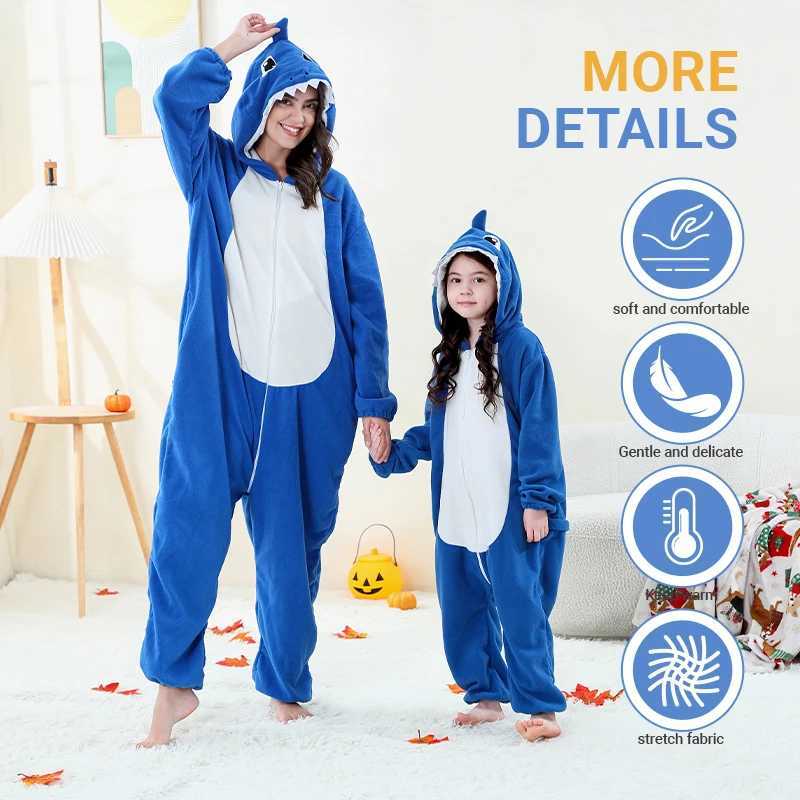 MICHLEY Cosplay Costume Cartoon Animals Jumpsuit Onesie Overalls Family Matching Outfits For Mother Kid Children Party Halloween L251021FWOR
