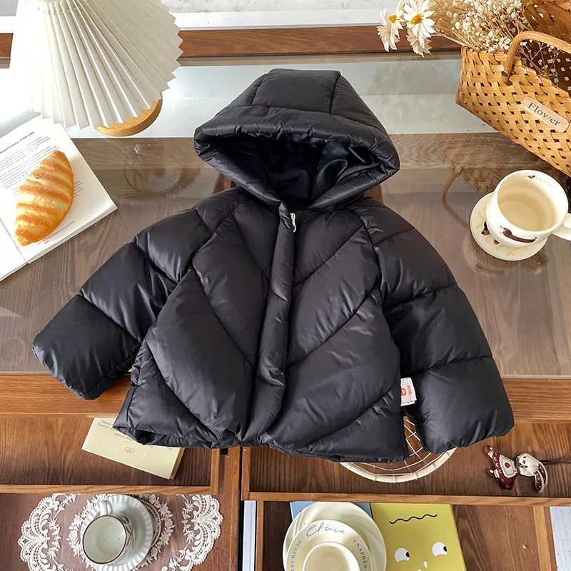 Children 16Y Girl Down Jacket Solid 90 White Duck Toddler Kids Girl Down Coat Windproof Thicken Warm Infant Girl OuterwearT251021