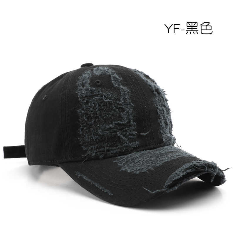 Baseball Cap for Women Spring and Autumn Personalized Distressed Soft Top Hat Outdoor Men Travel Sun Protection Visor Cap H251020