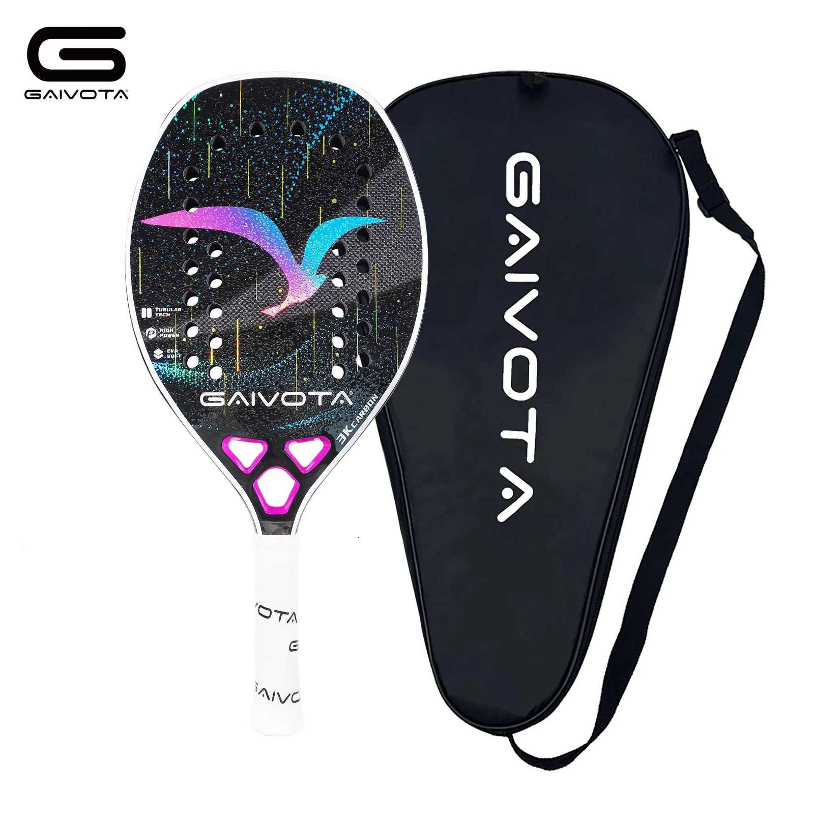 GAIVOTA 2025 carbon fiber beach tennis racket 3Kbackpack W251021